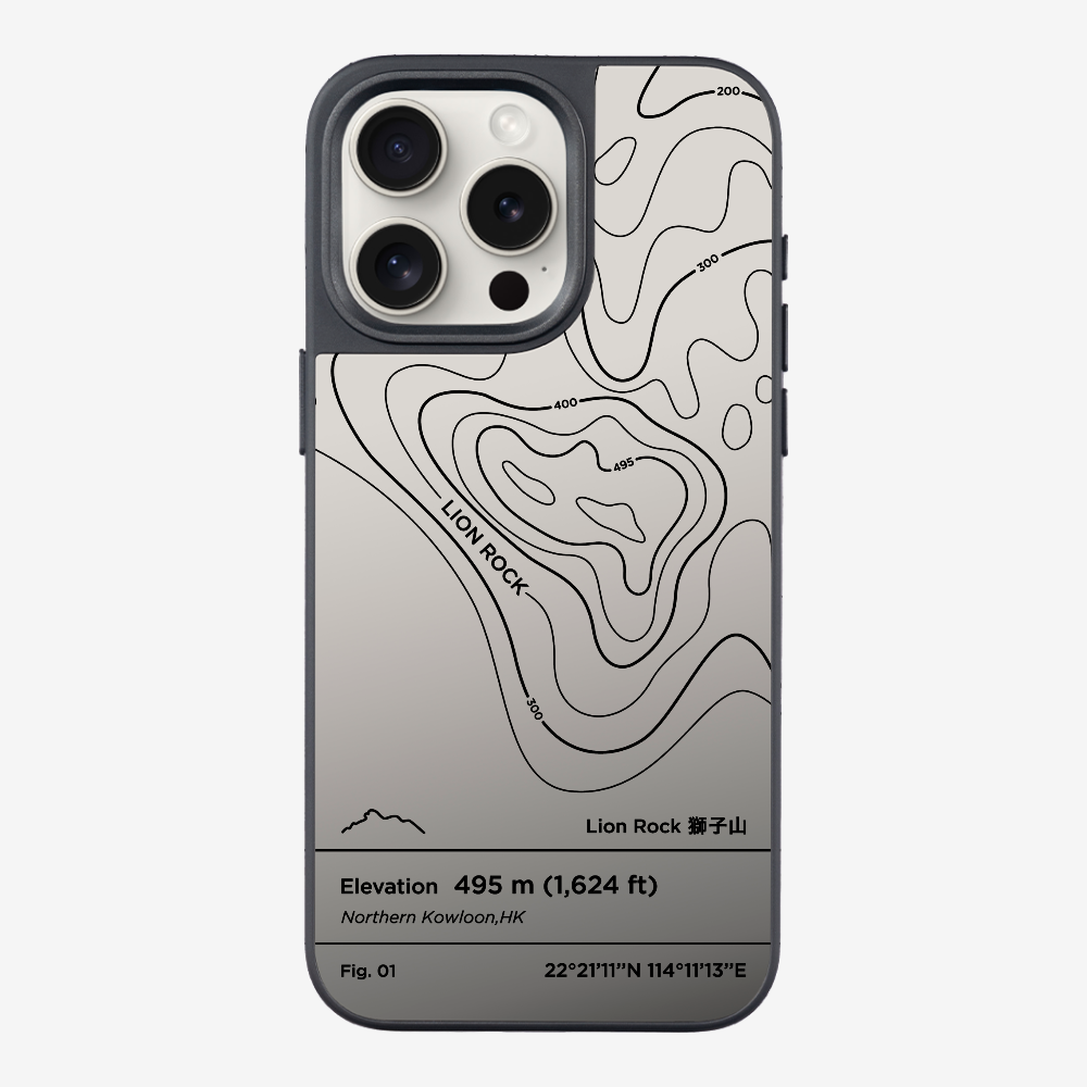 Lionrock Contour (Black) Phone Case