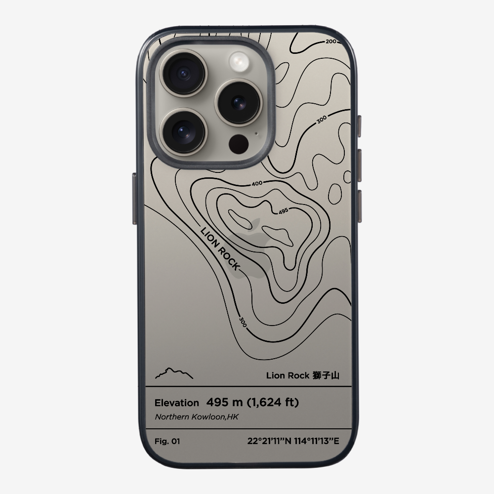 Lionrock Contour (Black) Phone Case