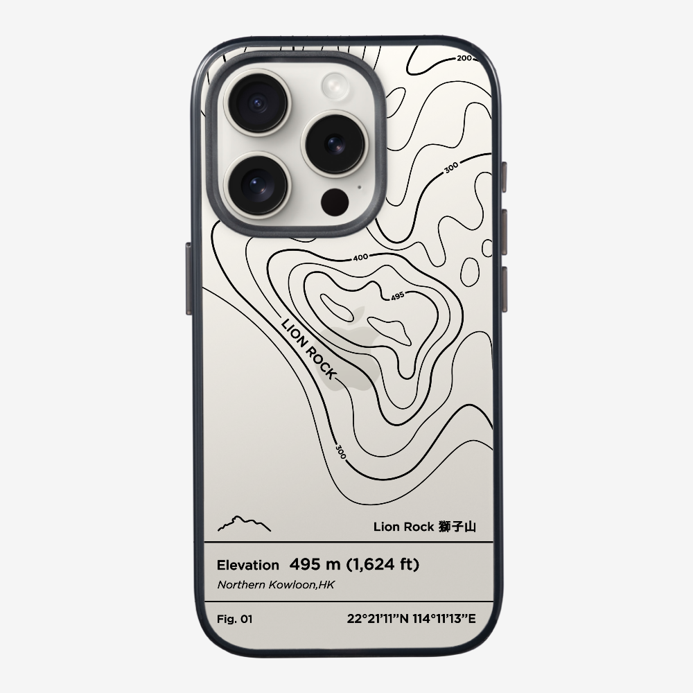 Lionrock Contour (Black) Phone Case