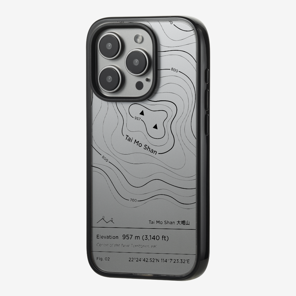 TaiMoShan Contour (Black) Phone Case