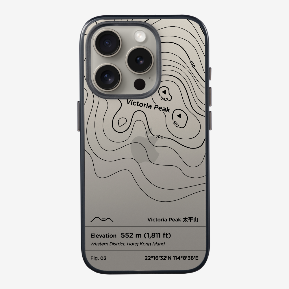 VictorialPeak Contour (Black) Phone Case