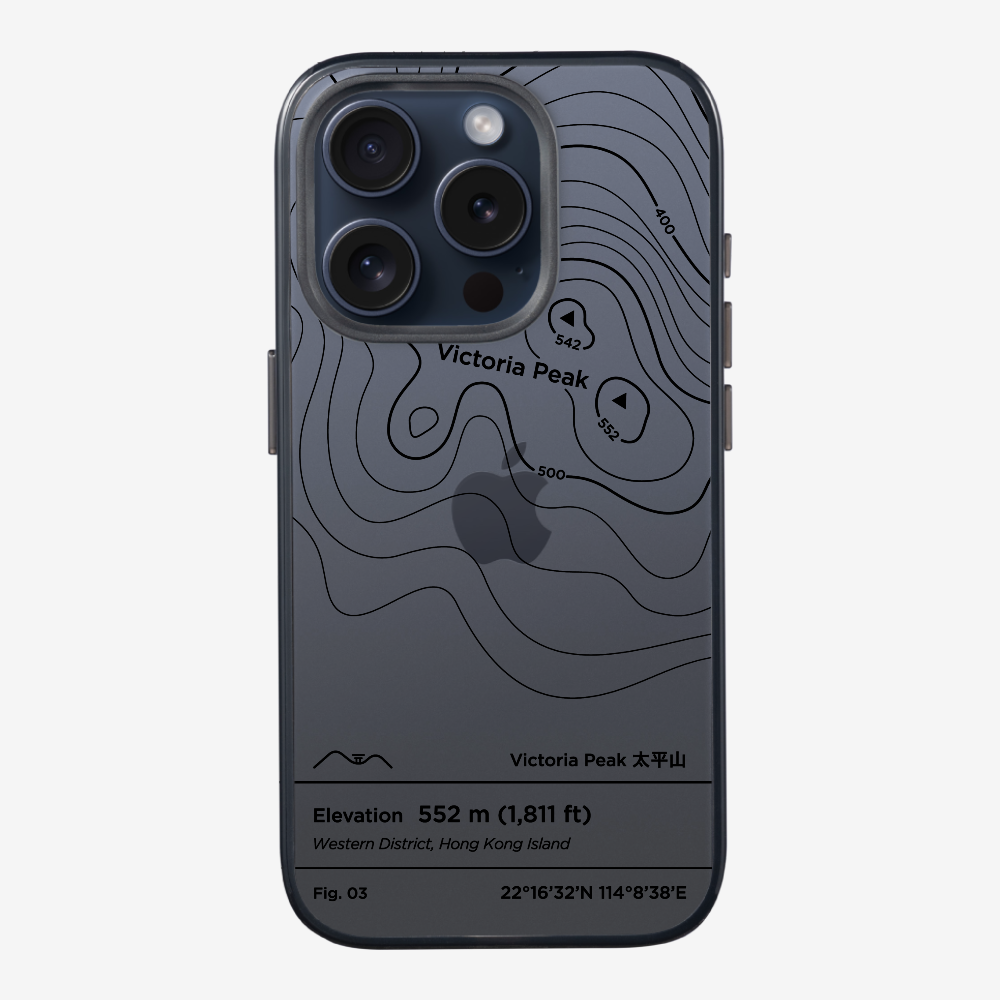 VictorialPeak Contour (Black) Phone Case