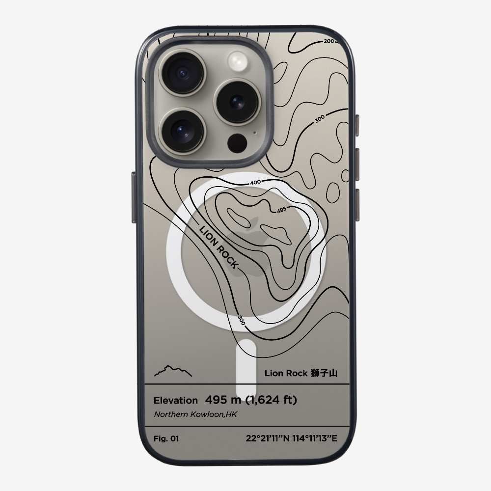 Lionrock Contour (Black) Phone Case