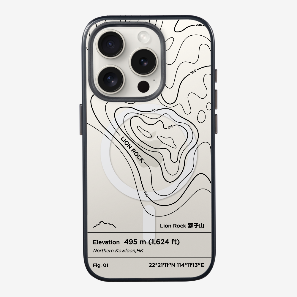 Lionrock Contour (Black) Phone Case