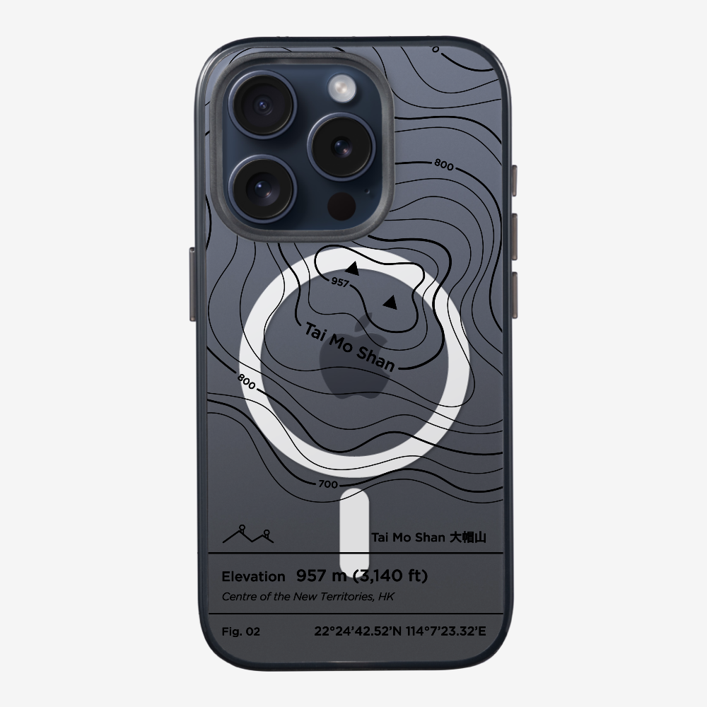 TaiMoShan Contour (Black) Phone Case