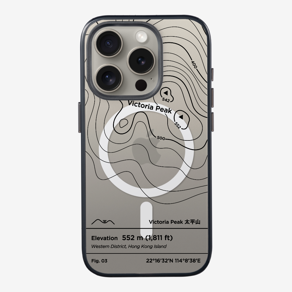 VictorialPeak Contour (Black) Phone Case