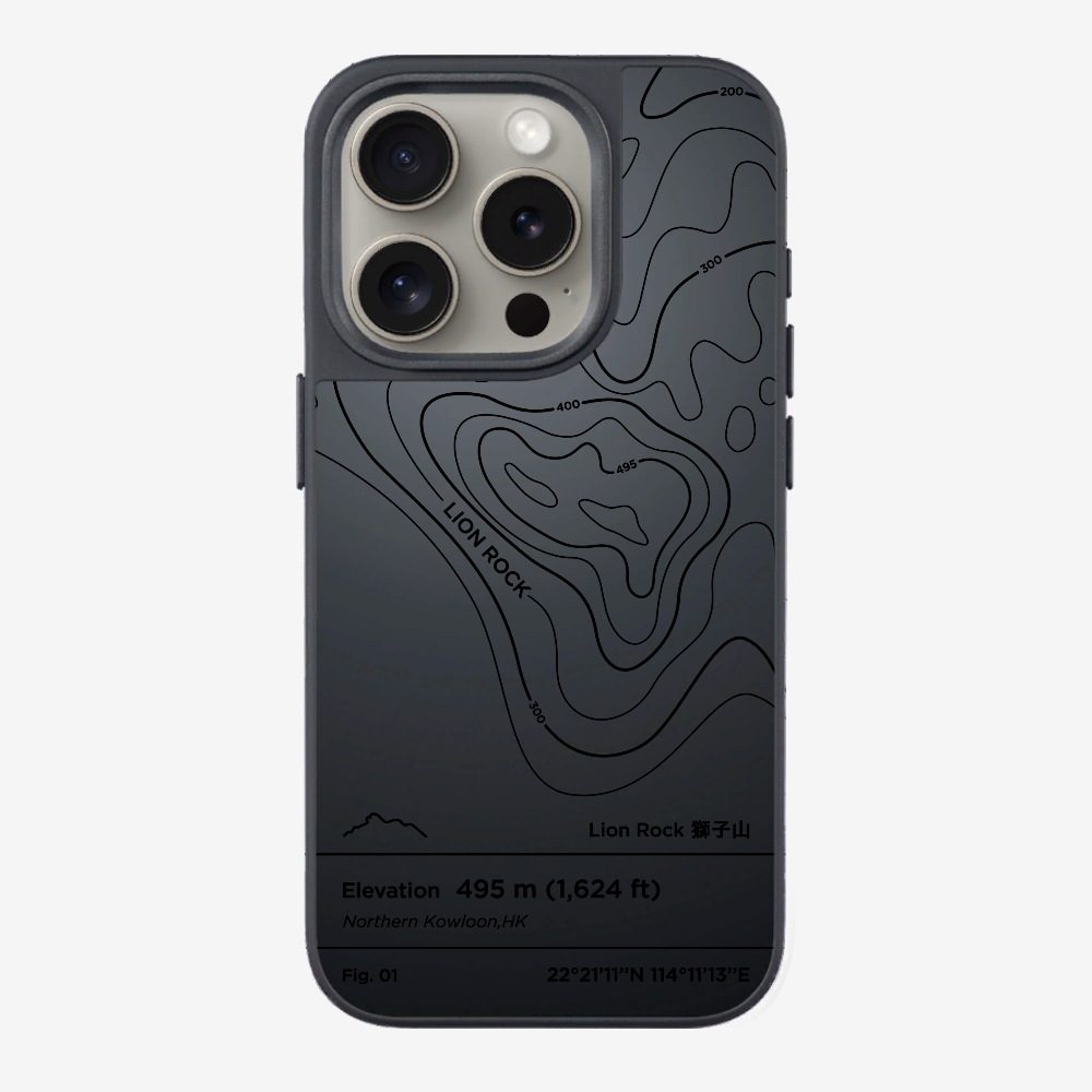 Lionrock Contour (Black) Phone Case