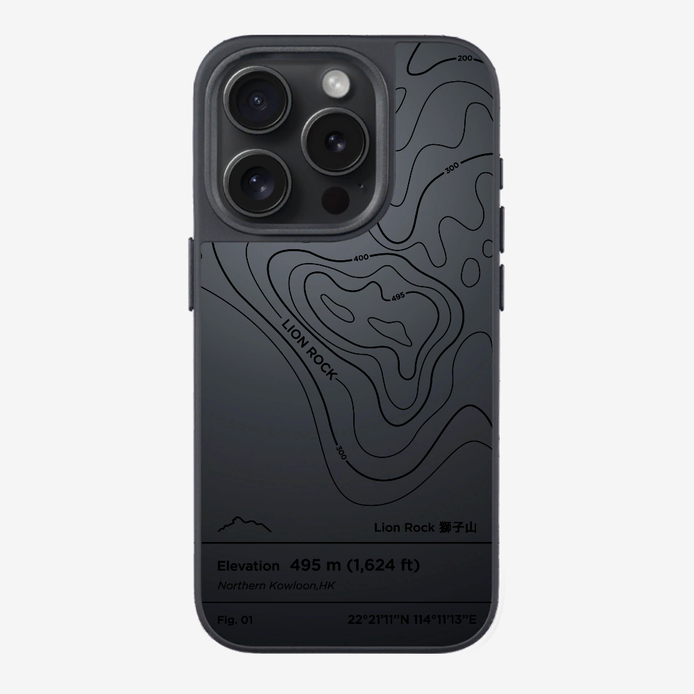 Lionrock Contour (Black) Phone Case