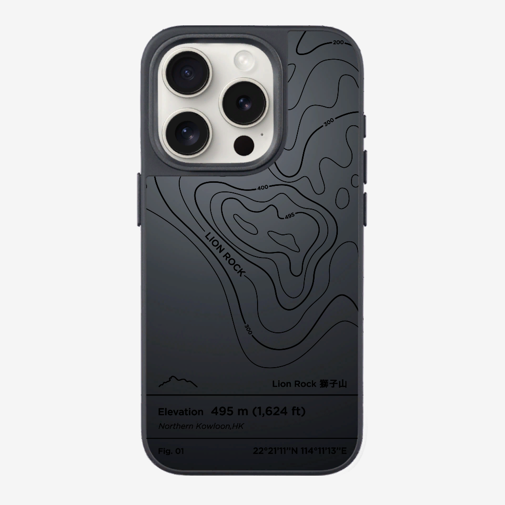 Lionrock Contour (Black) Phone Case