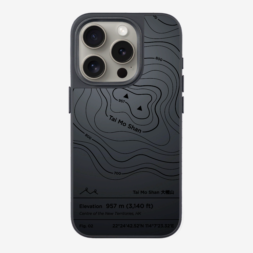 TaiMoShan Contour (Black) Phone Case