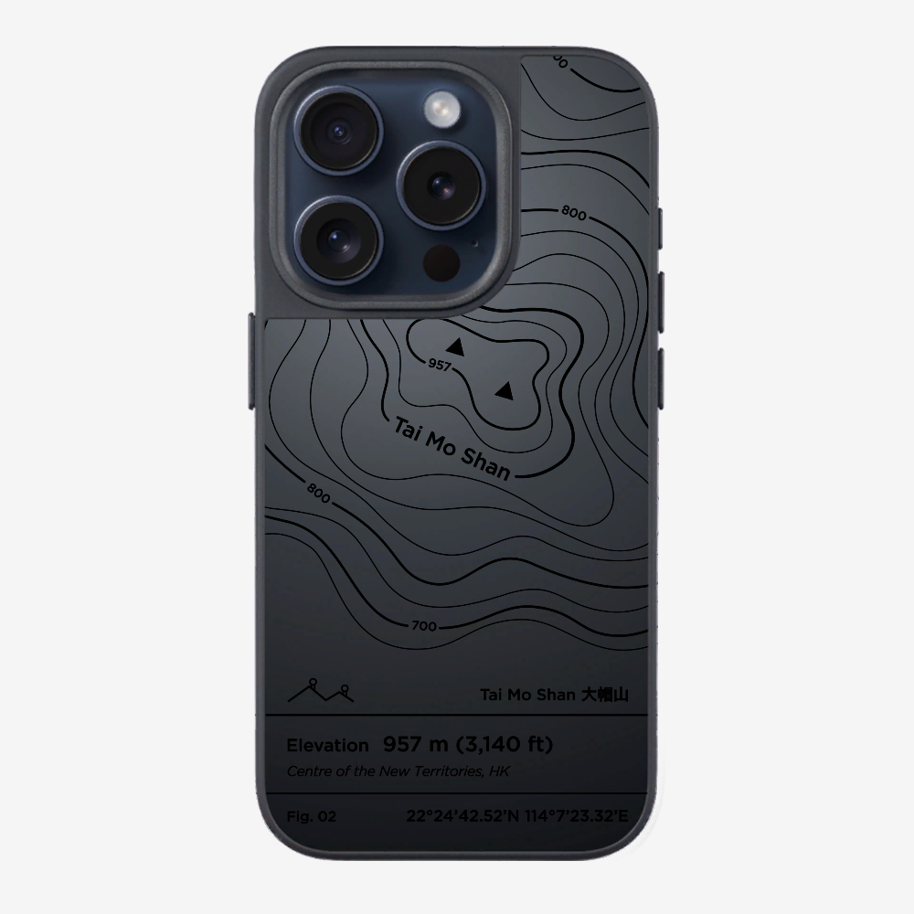 TaiMoShan Contour (Black) Phone Case