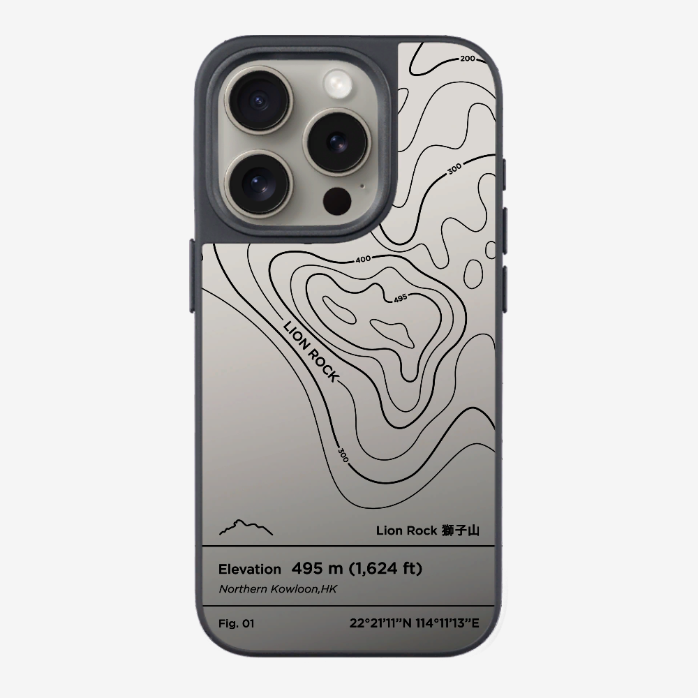 Lionrock Contour (Black) Phone Case