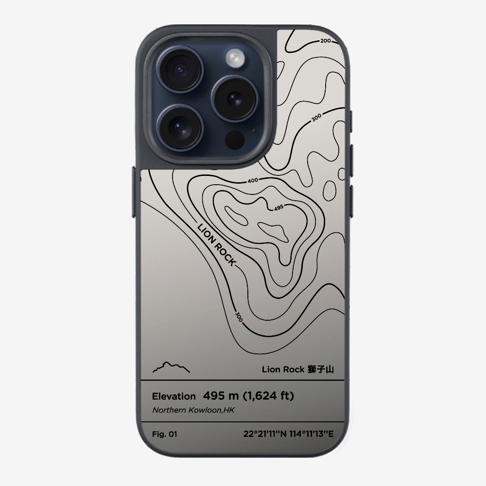 Lionrock Contour (Black) Phone Case