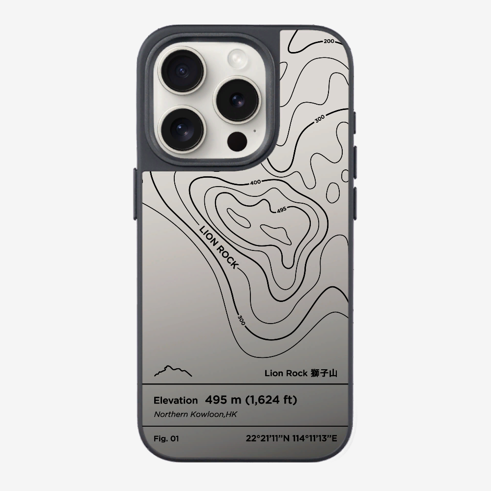 Lionrock Contour (Black) Phone Case