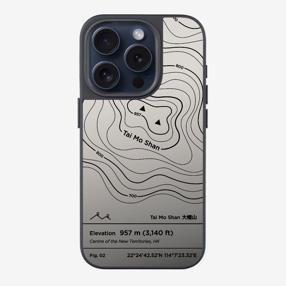 TaiMoShan Contour (Black) Phone Case