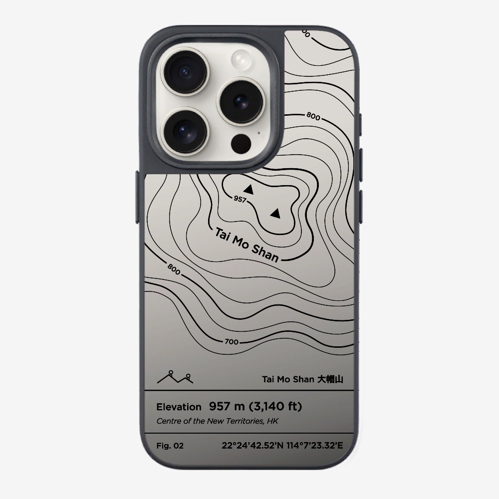 TaiMoShan Contour (Black) Phone Case