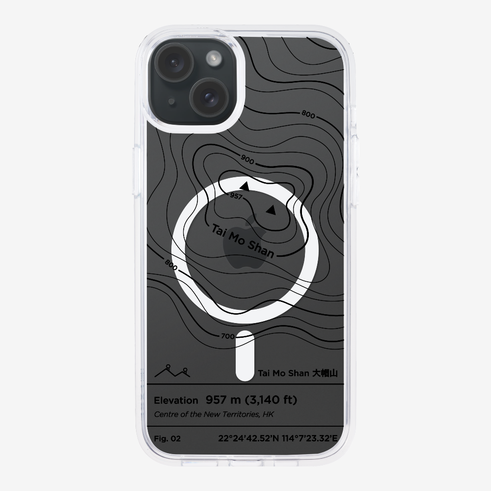 TaiMoShan Contour (Black) Phone Case