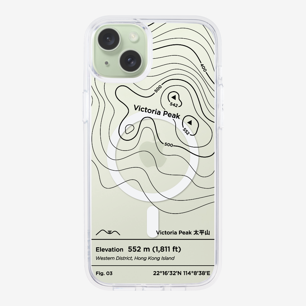 VictorialPeak Contour (Black) Phone Case