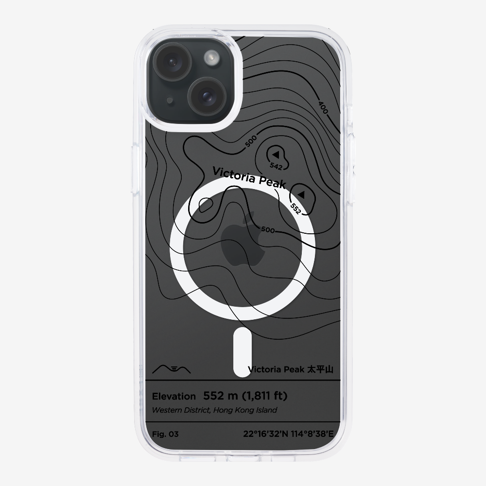 VictorialPeak Contour (Black) Phone Case