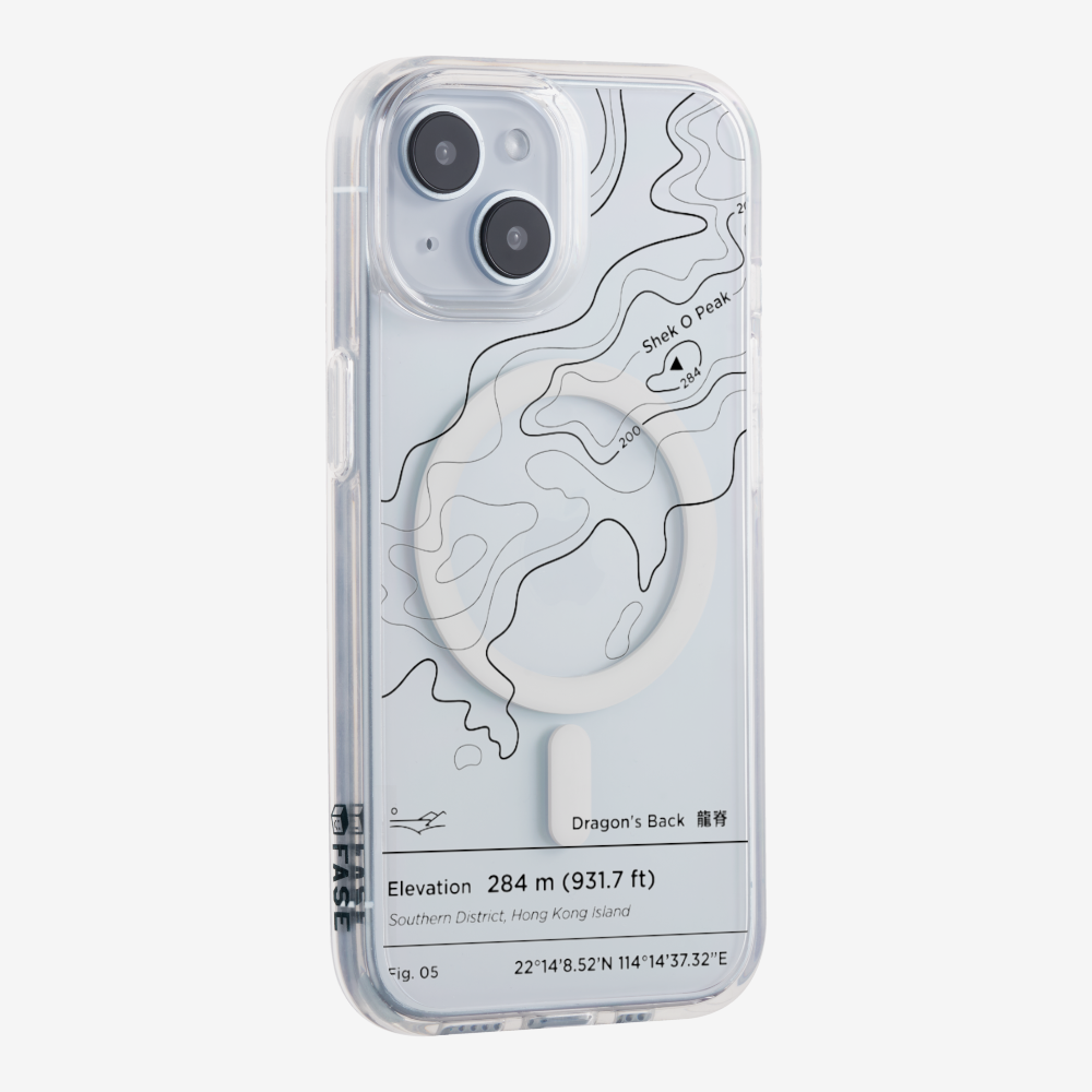 DragonsBack Contour (Black) Phone Case