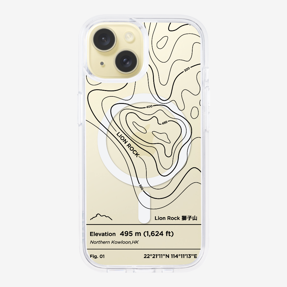 Lionrock Contour (Black) Phone Case