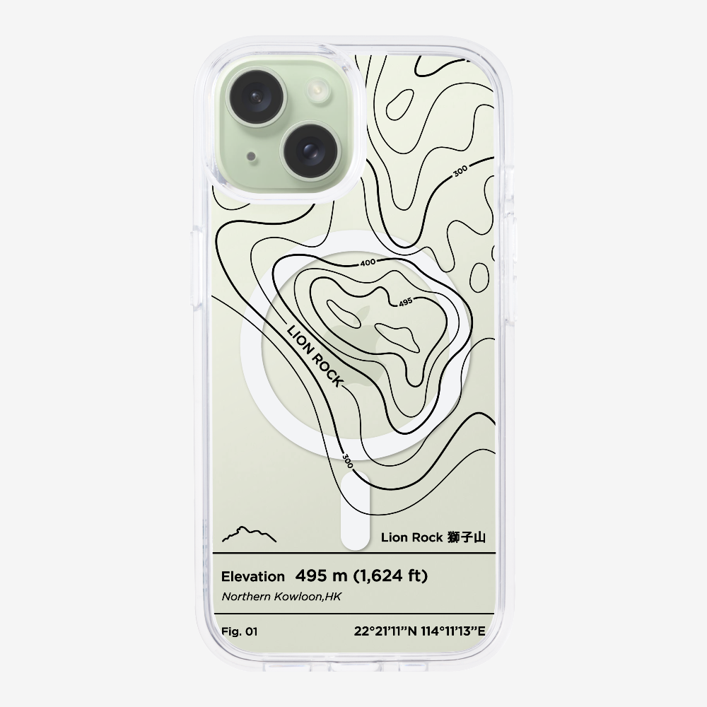 Lionrock Contour (Black) Phone Case