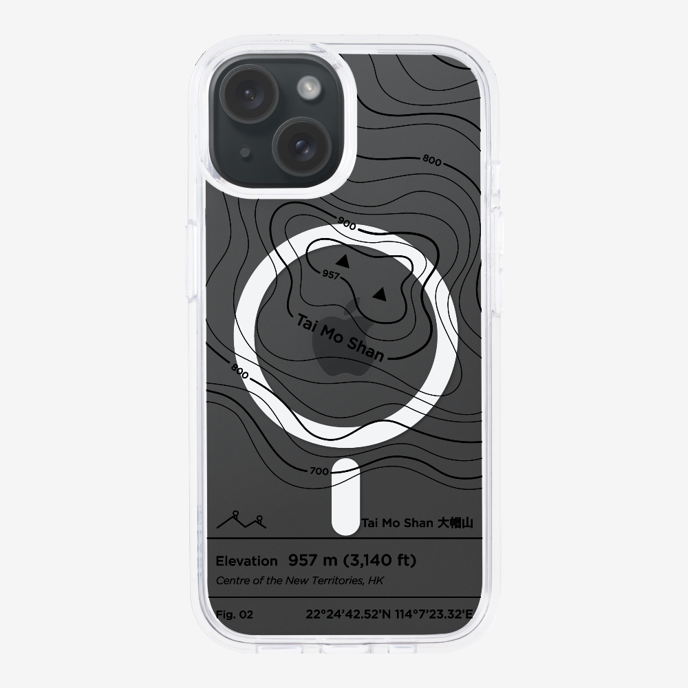 TaiMoShan Contour (Black) Phone Case