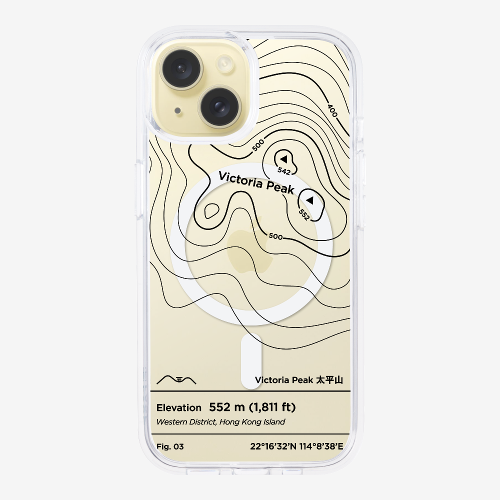 VictorialPeak Contour (Black) Phone Case