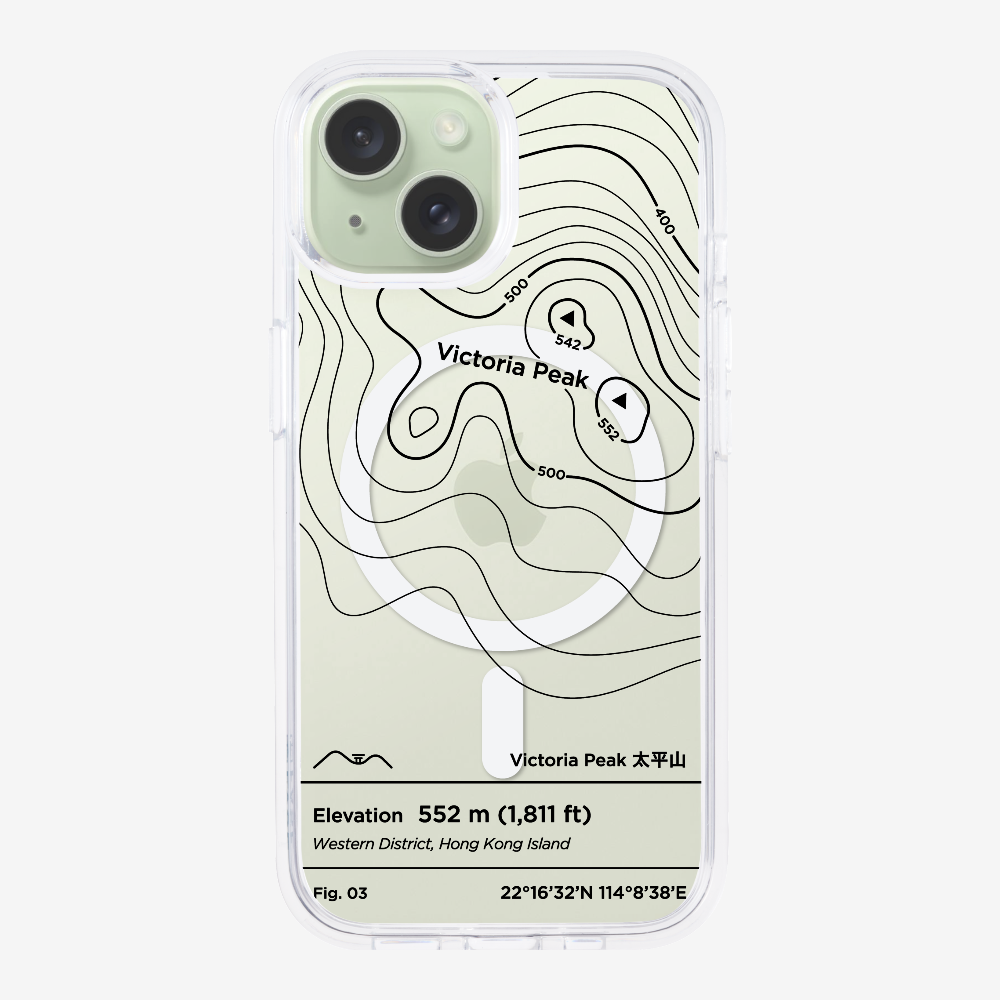 VictorialPeak Contour (Black) Phone Case