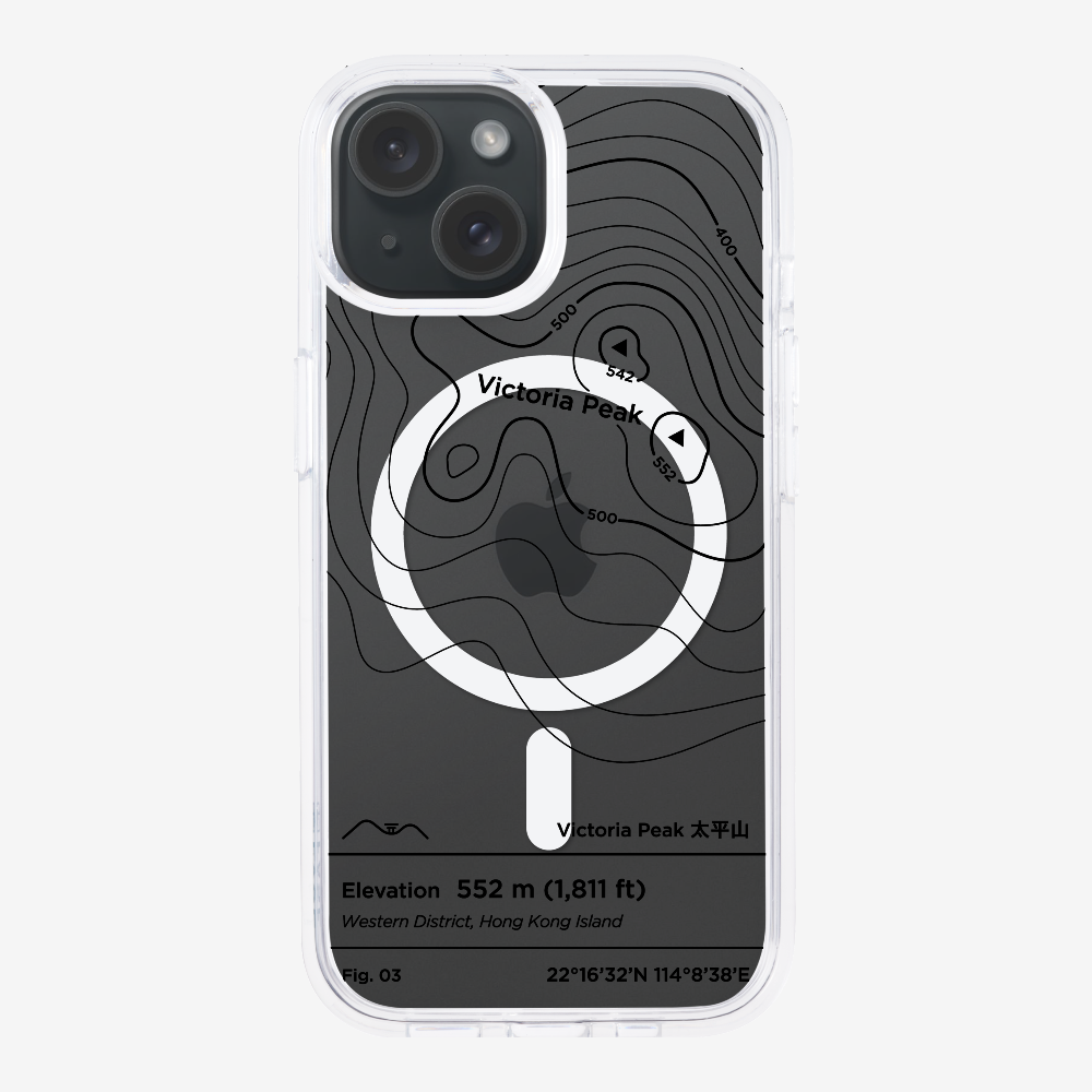 VictorialPeak Contour (Black) Phone Case