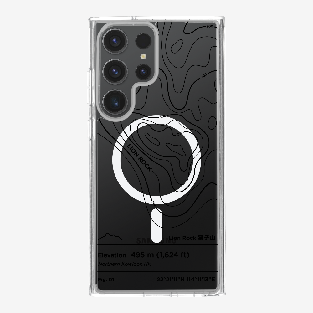 Lionrock Contour (Black) Phone Case