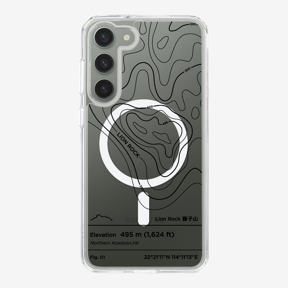 Lionrock Contour (Black) Phone Case