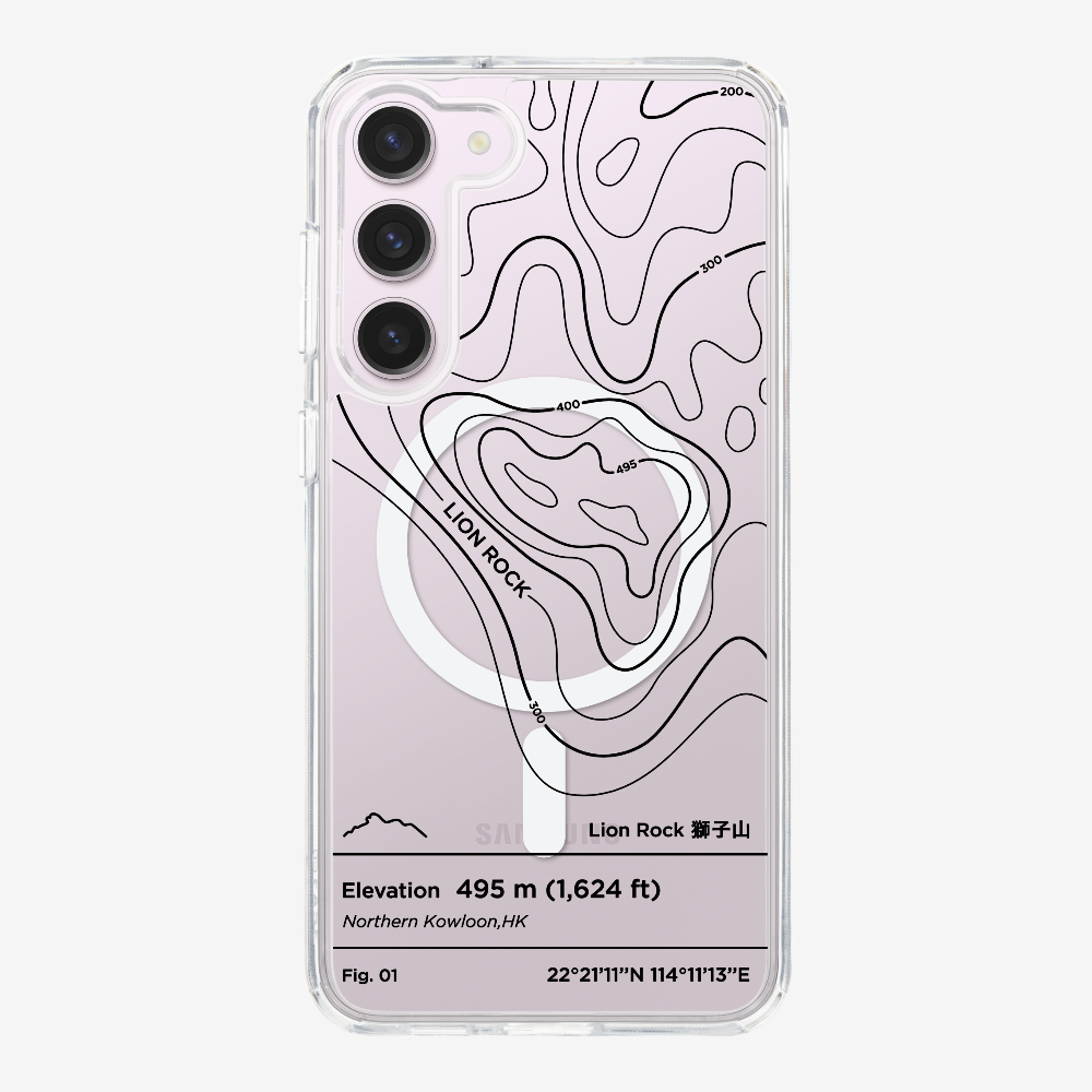 Lionrock Contour (Black) Phone Case