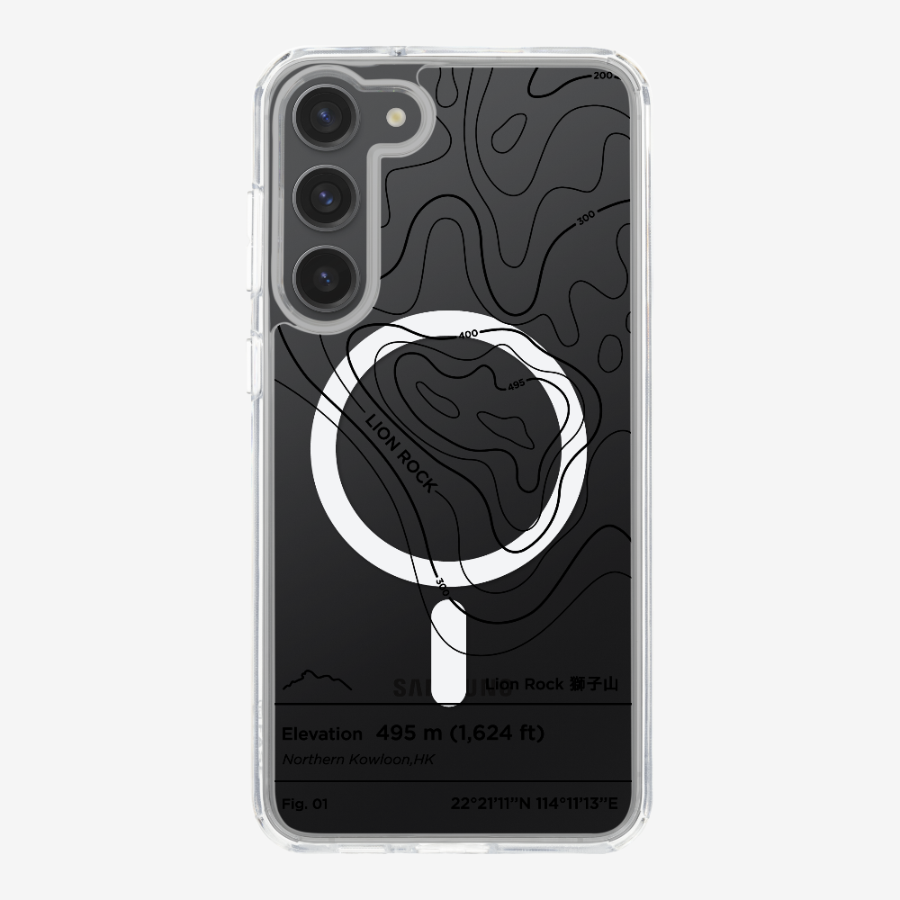 Lionrock Contour (Black) Phone Case