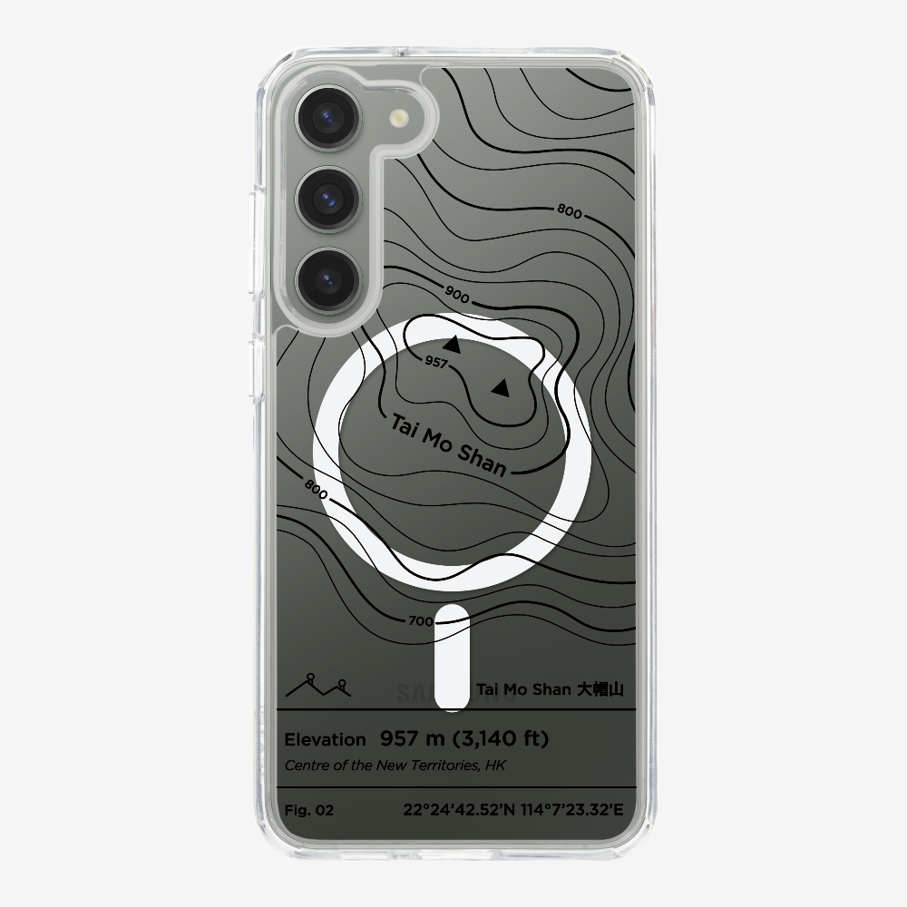 TaiMoShan Contour (Black) Phone Case