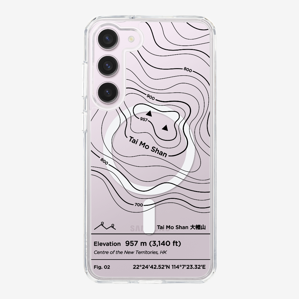 TaiMoShan Contour (Black) Phone Case