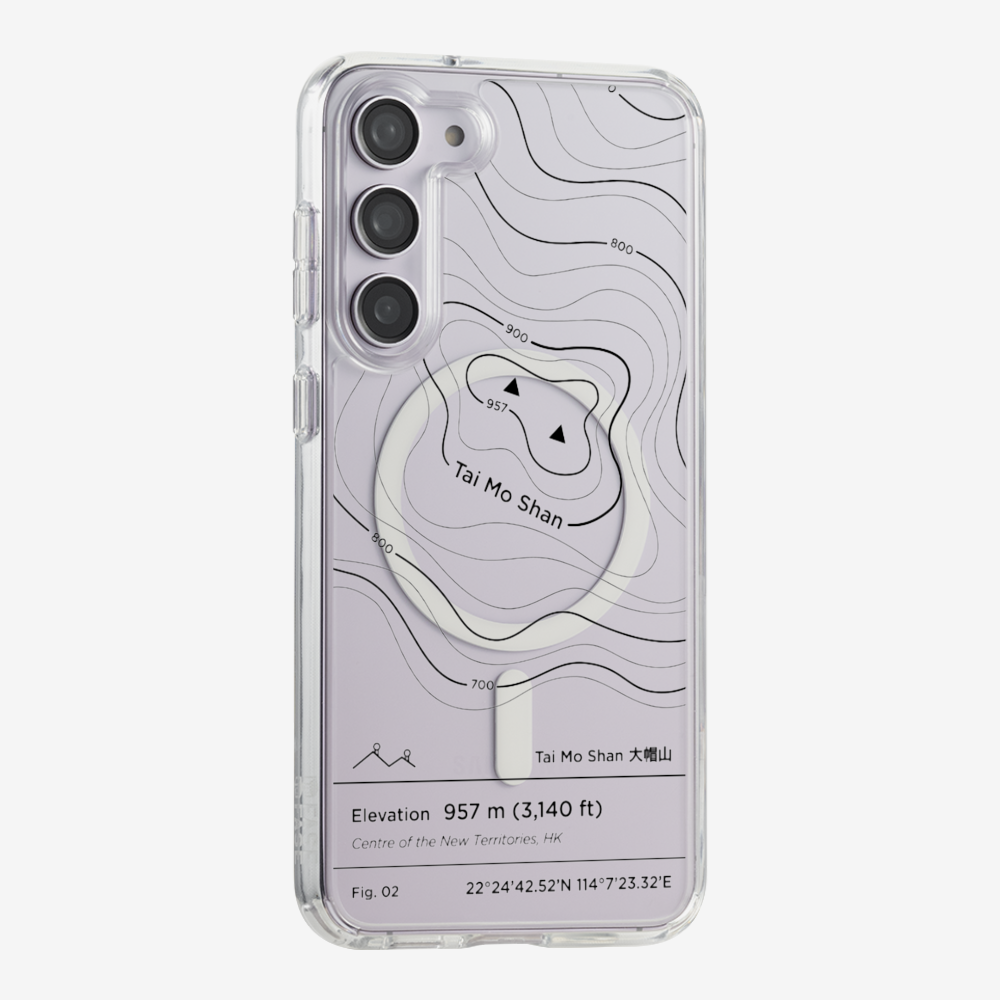 TaiMoShan Contour (Black) Phone Case