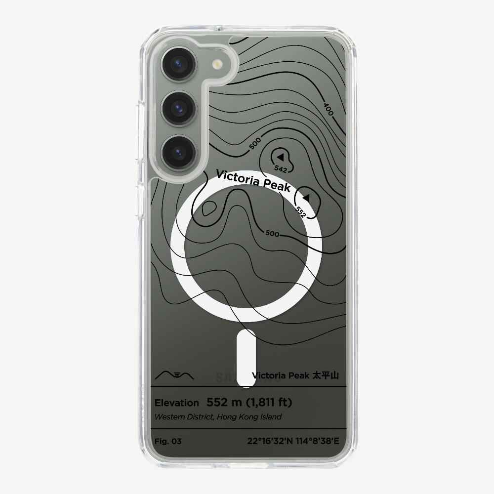 VictorialPeak Contour (Black) Phone Case