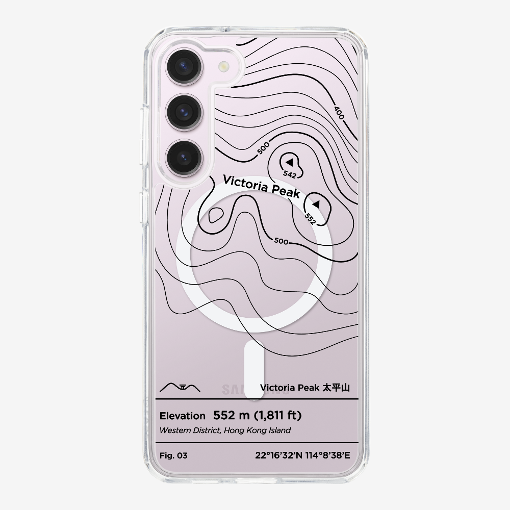 VictorialPeak Contour (Black) Phone Case