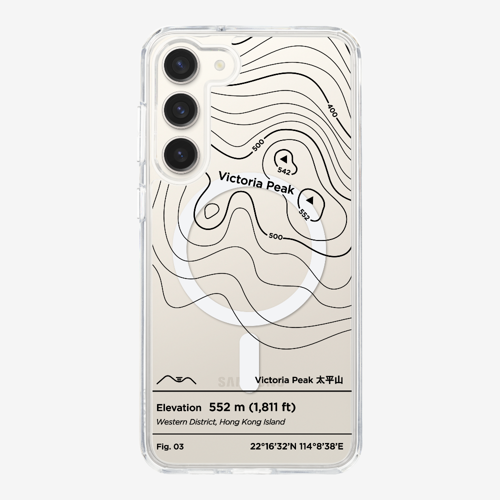 VictorialPeak Contour (Black) Phone Case