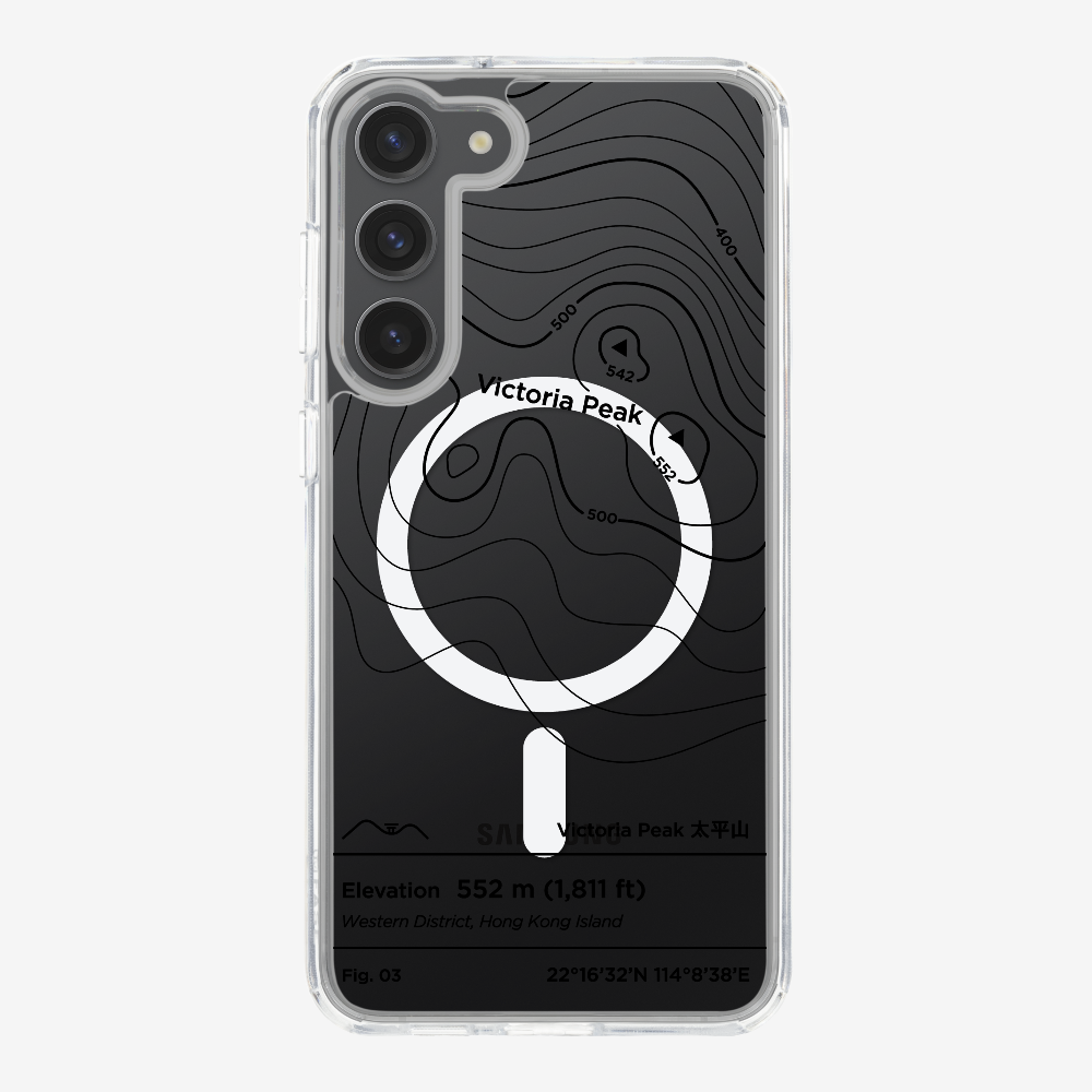 VictorialPeak Contour (Black) Phone Case