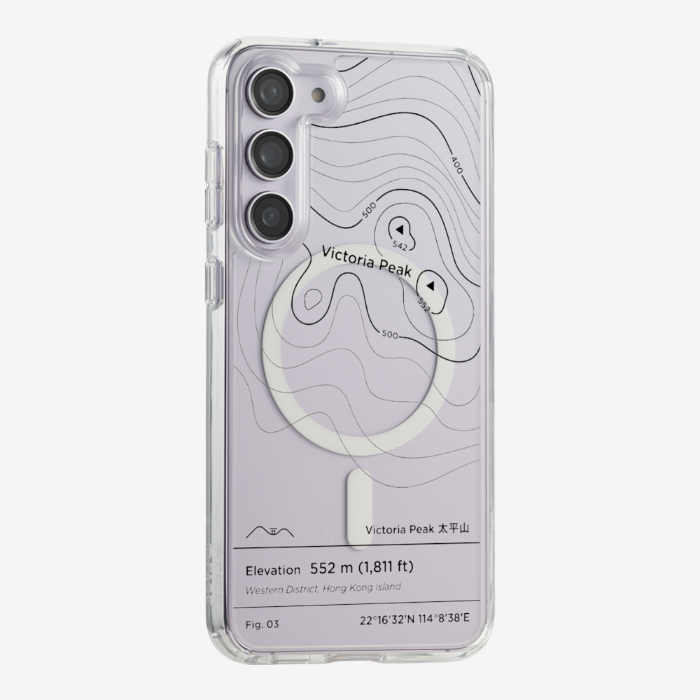 VictorialPeak Contour (Black) Phone Case