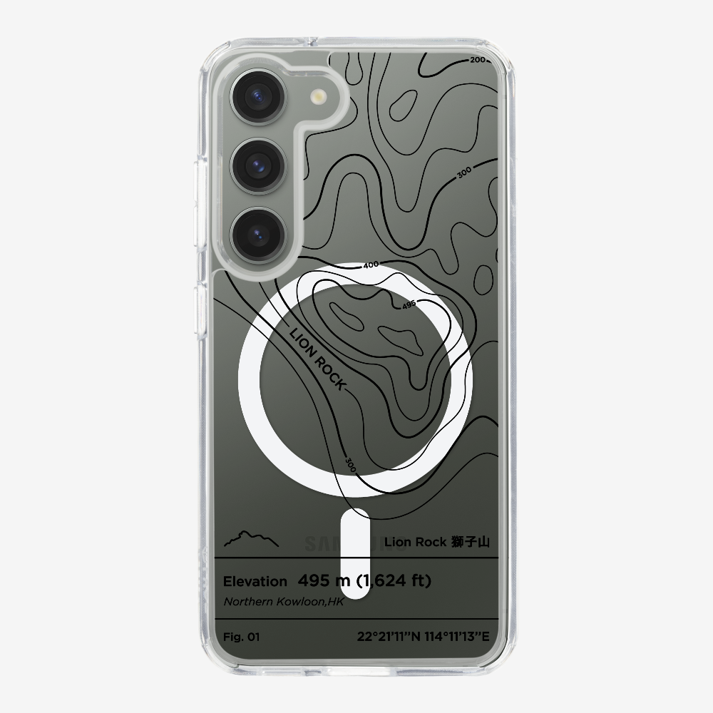 Lionrock Contour (Black) Phone Case