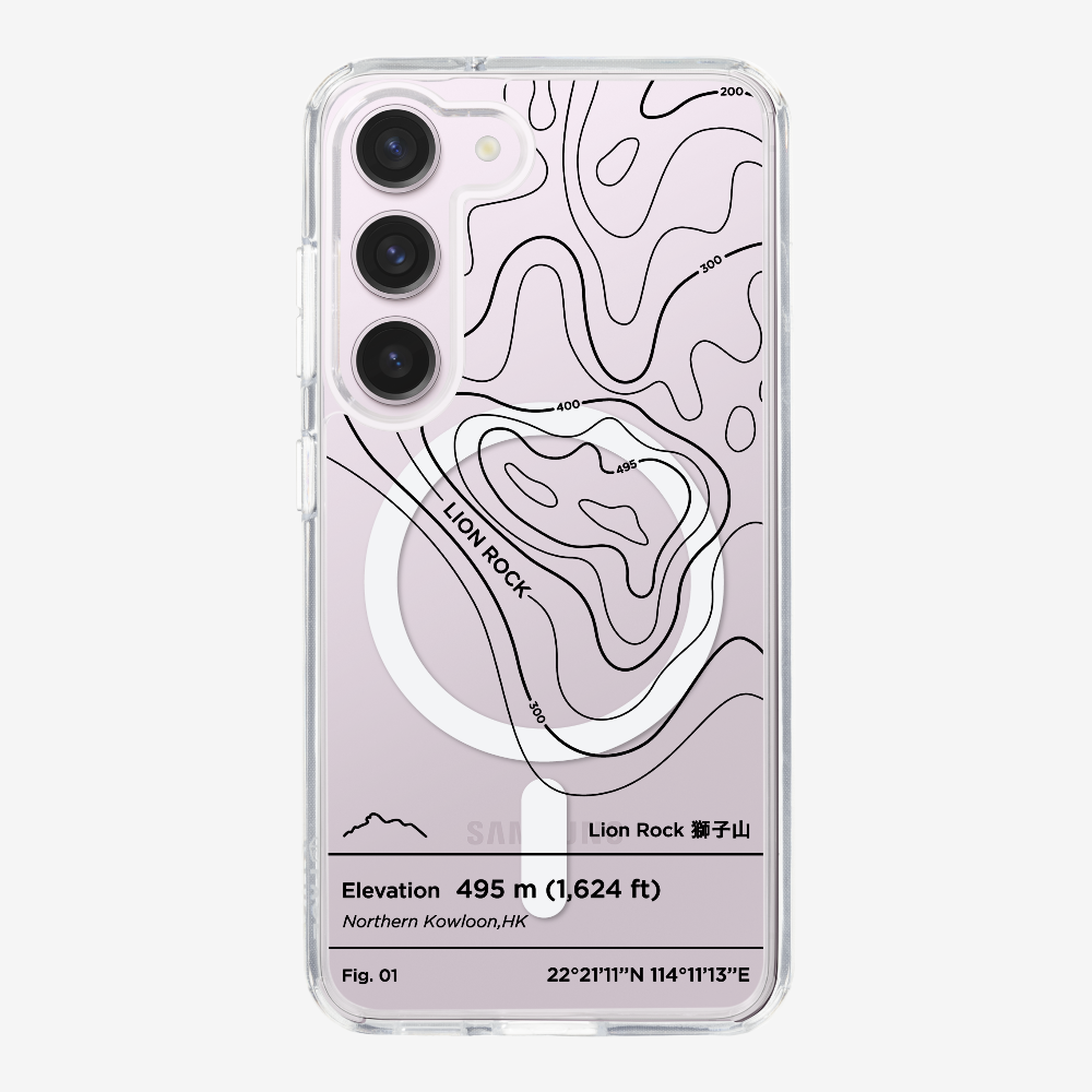 Lionrock Contour (Black) Phone Case