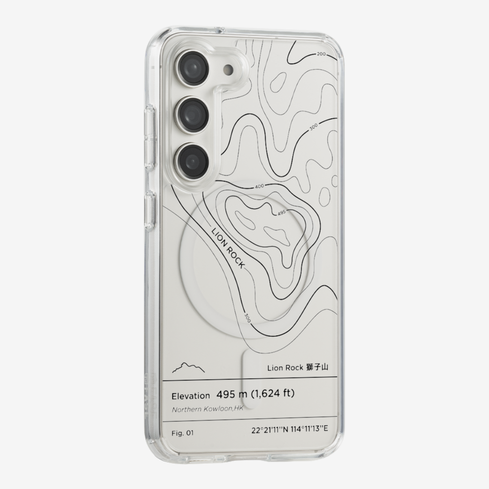 Lionrock Contour (Black) Phone Case