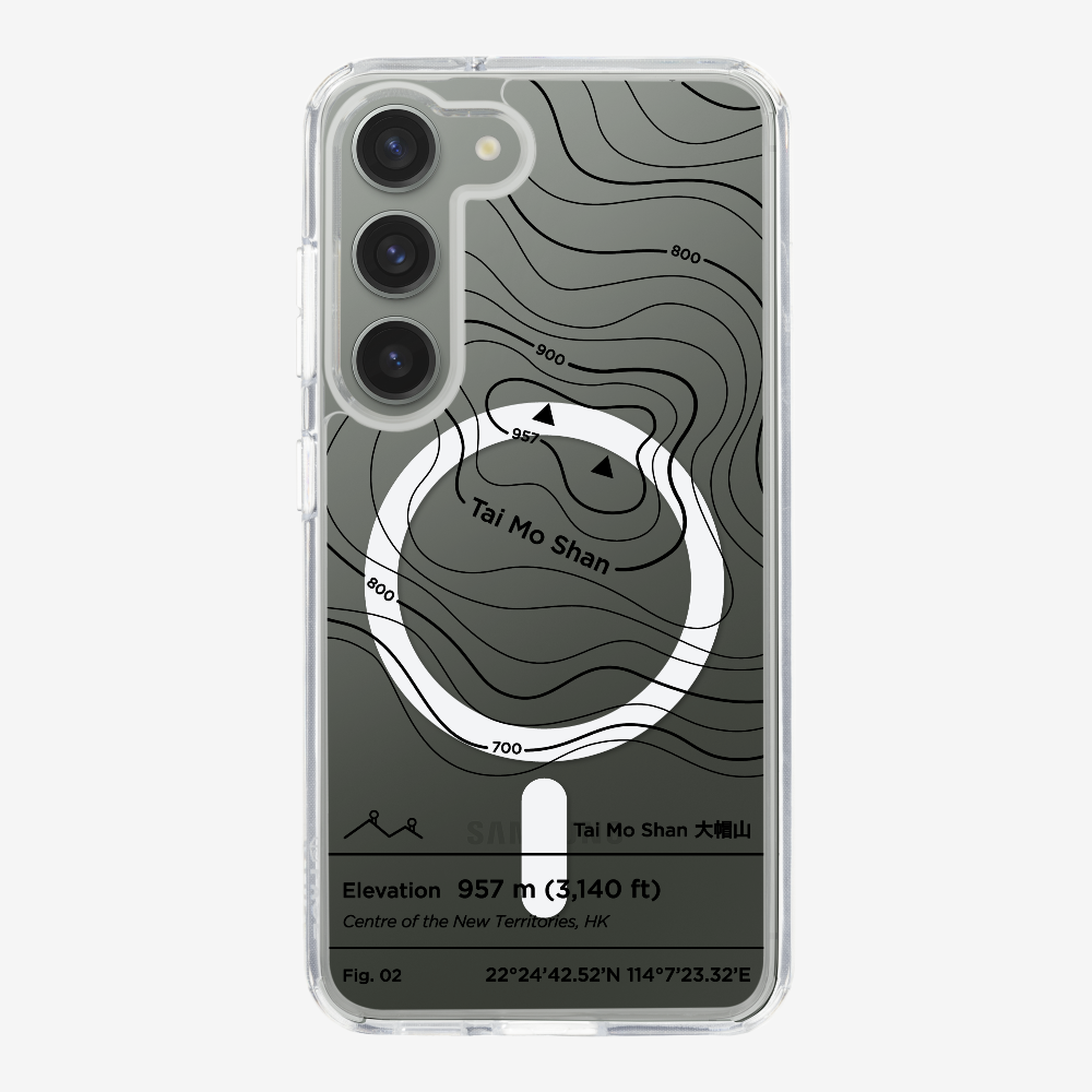 TaiMoShan Contour (Black) Phone Case