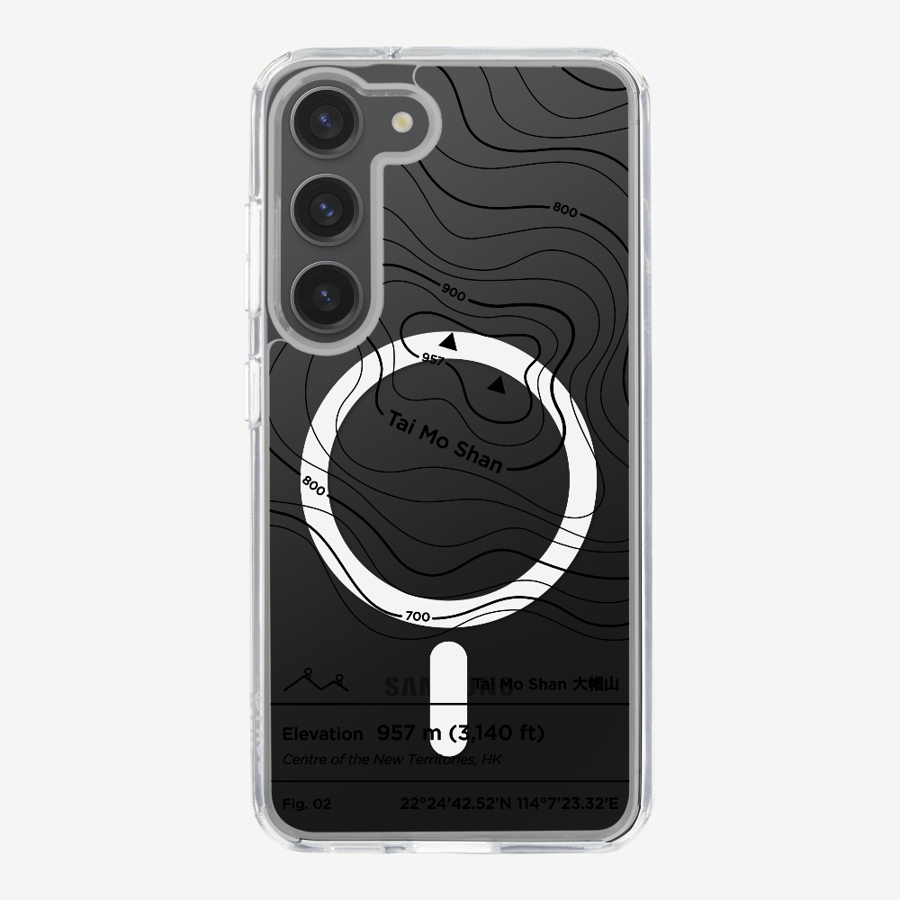 TaiMoShan Contour (Black) Phone Case