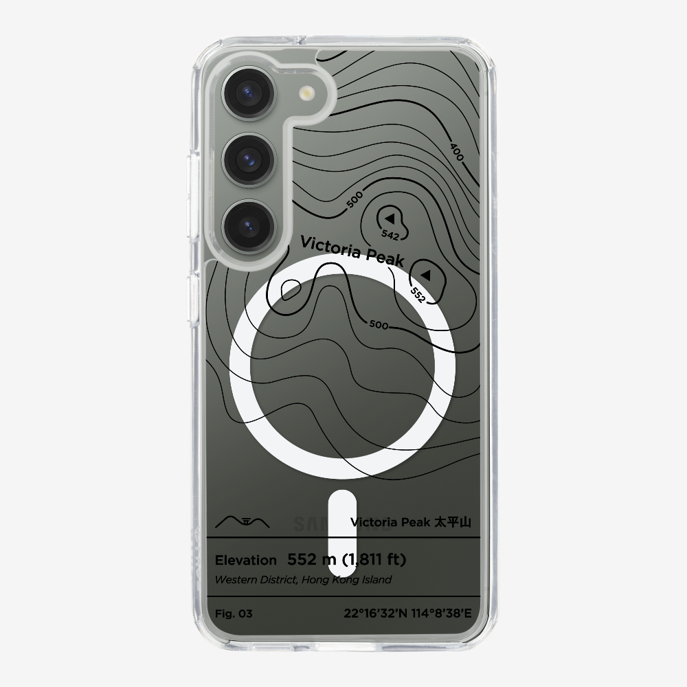 VictorialPeak Contour (Black) Phone Case