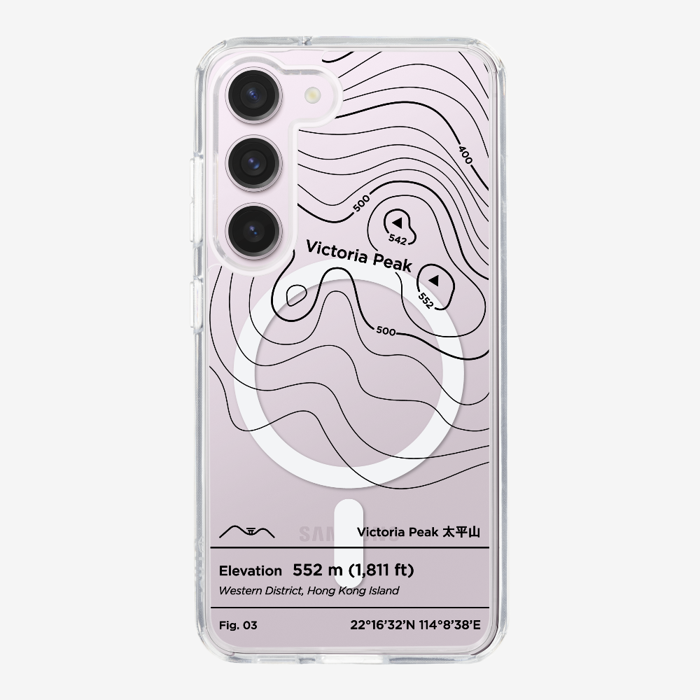 VictorialPeak Contour (Black) Phone Case