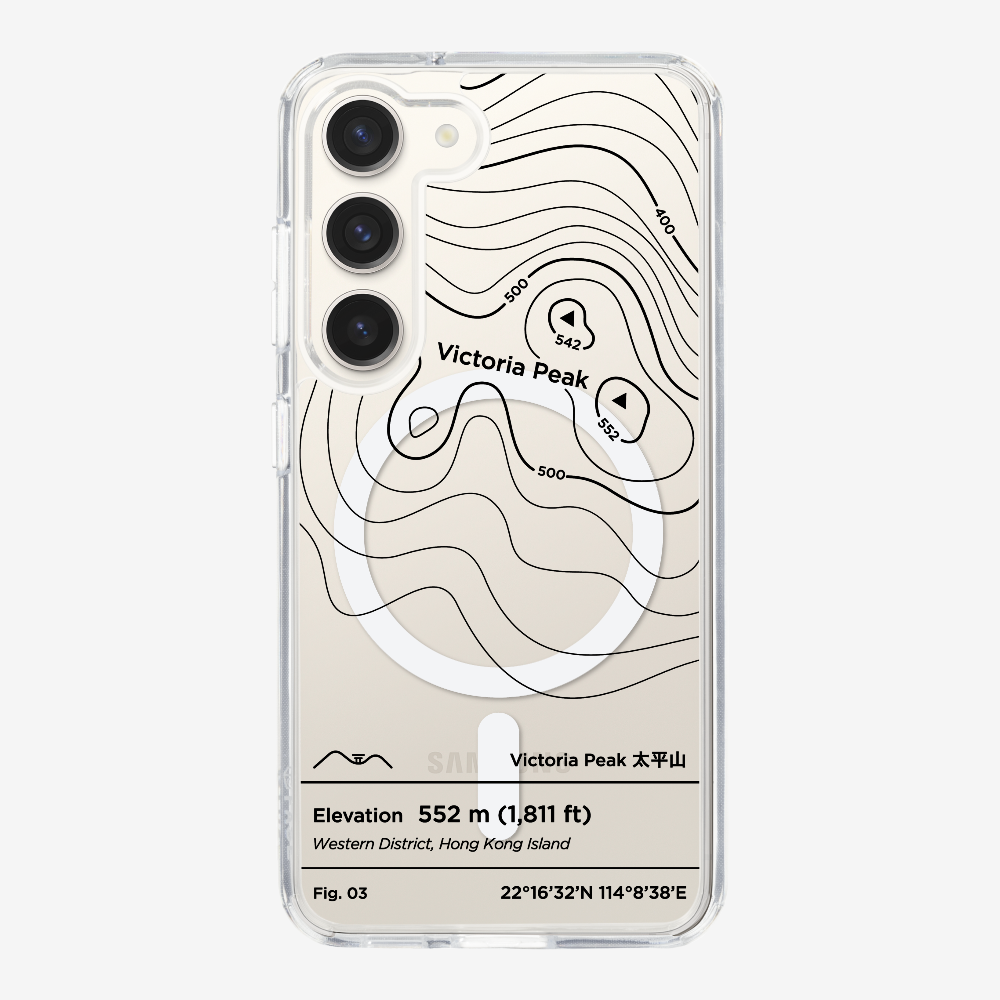 VictorialPeak Contour (Black) Phone Case